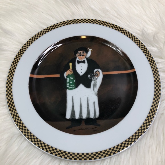 Guy Buffet WAITER SUITE Mon Lucien Plate